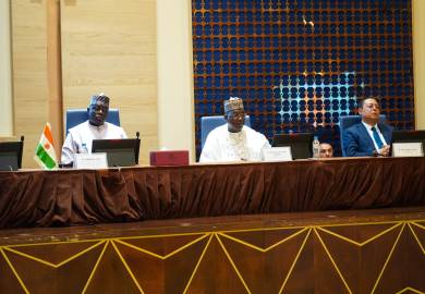 Niamey, 21 octobre 2025 – Le Centre de Conférences Mahatma Gandhi de Niamey a abrité ce matin la cérémonie d’ouverture du 7ᵉ Congrès des Experts-Comptables, placé sous le thème : « Préparer les compétences de demain dans l’espace UEMOA »
